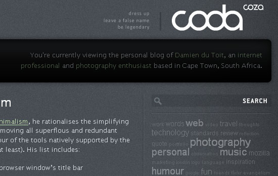  coda.coza - Screenshot