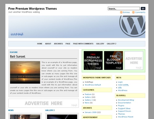 Indomagz tema/theme for WordPress