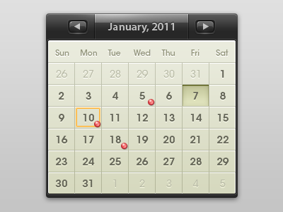 shot 13000812571 60 User Interface Calendar Inspirations and Downloads