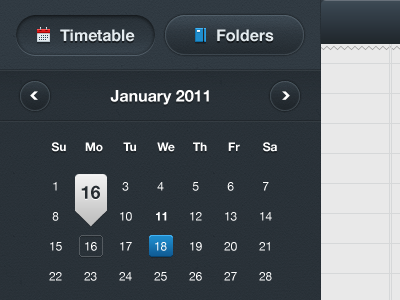 shot 13009853541 60 User Interface Calendar Inspirations and Downloads