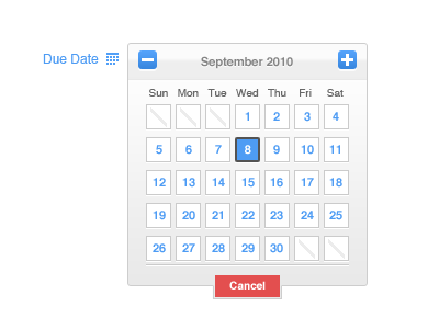 shot 12829372741 60 User Interface Calendar Inspirations and Downloads