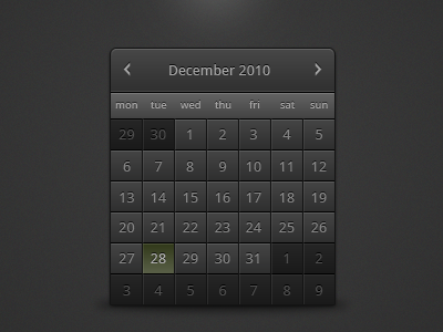 shot 12931373251 60 User Interface Calendar Inspirations and Downloads