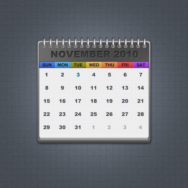 mega1 60 User Interface Calendar Inspirations and Downloads