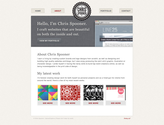 How to Build a Stylish Portfolio Web Design Concept
