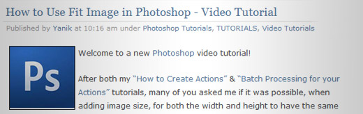 How to Use Fit Image in Photoshop - Video Tutorial - screen shot.
