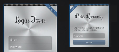 login form shiny apple 25 jQuery and CSS3 Tutorials to Help You Build Apple Like Designs