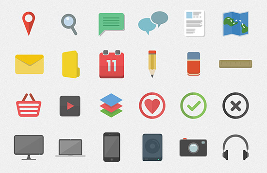 48 Free Flat Icons