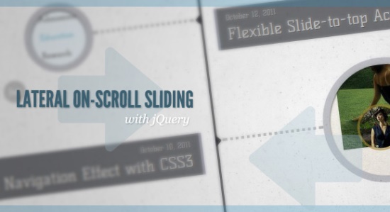 LATERAL ON-SCROLL SLIDING WITH JQUERY