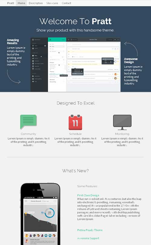 Bootstrap主题 - pratt-demo