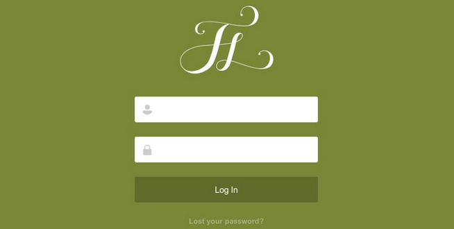 flat login design 10